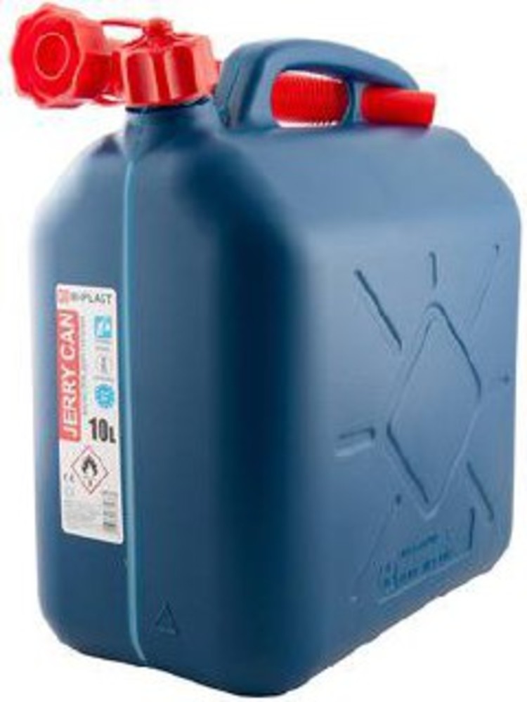 Bi-Plast Каністра пластикова HDPE з лійкою синя 10 л