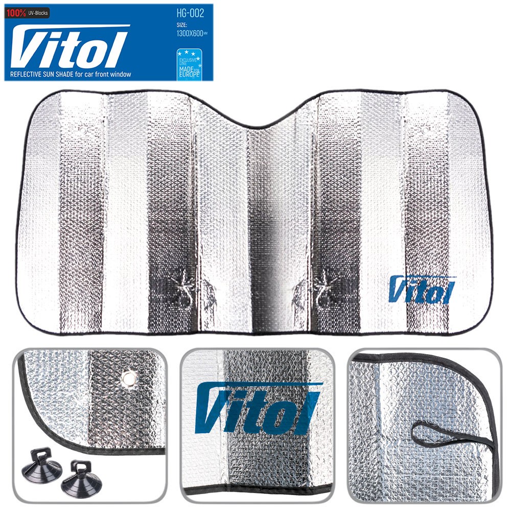 VITOL Шторки дзеркальні 1500х700