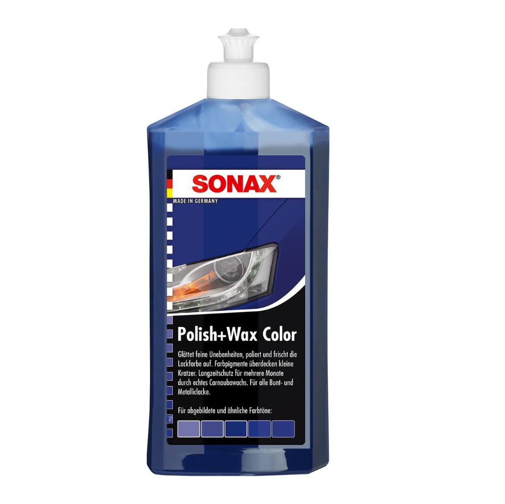 SONAX Polish&Wax Color Кольоровий поліроль з синім воском 250 мл