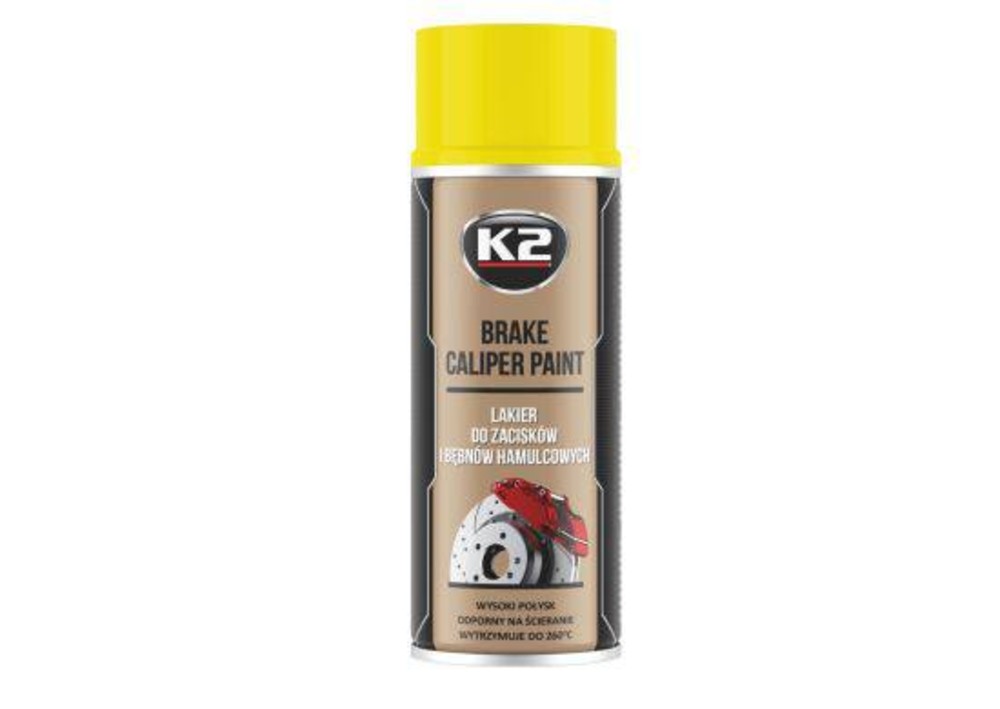 K2 BRAKE CALIPER PAINT 400 ml високотемпературна фарба жовта