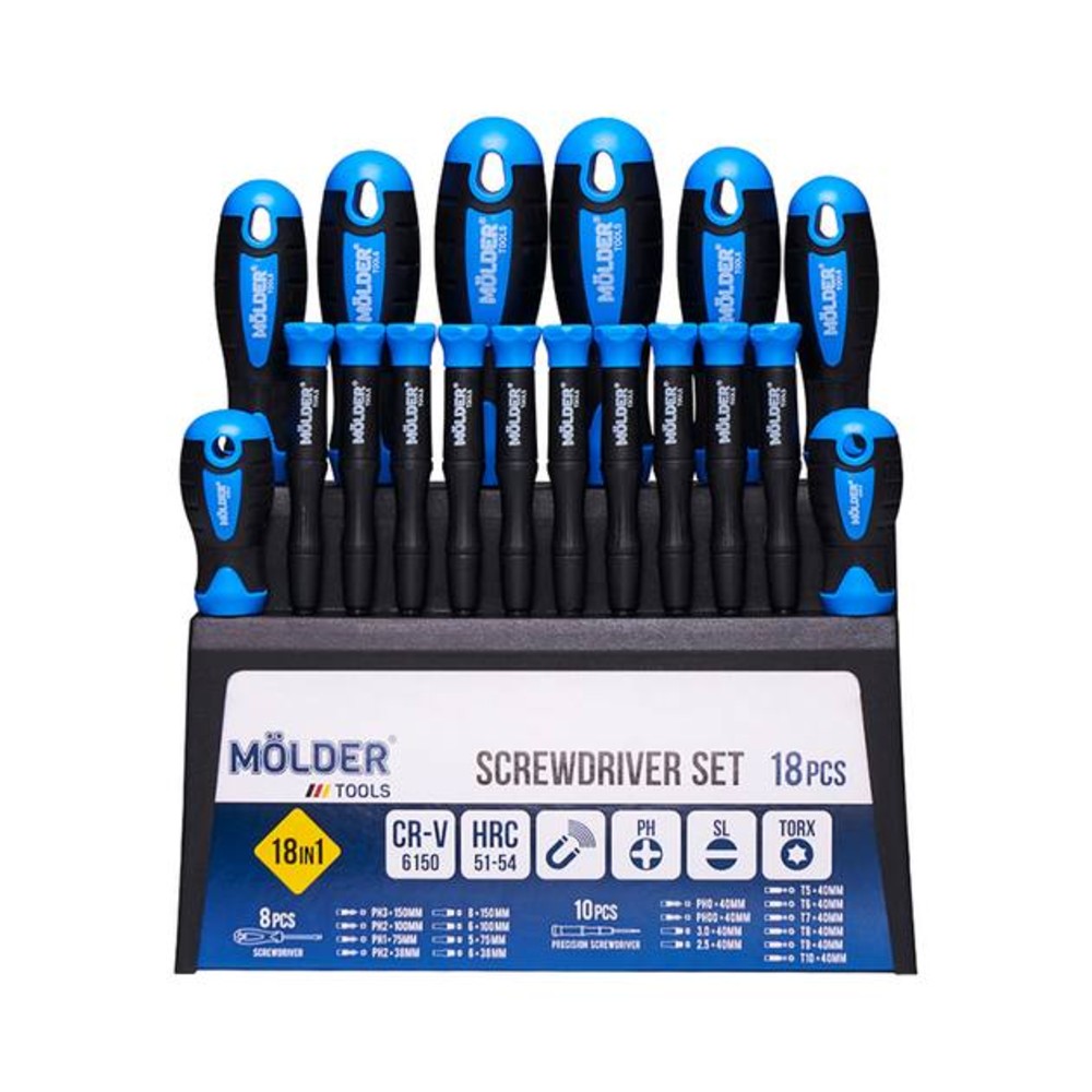 Molder Набір викруток 18шт