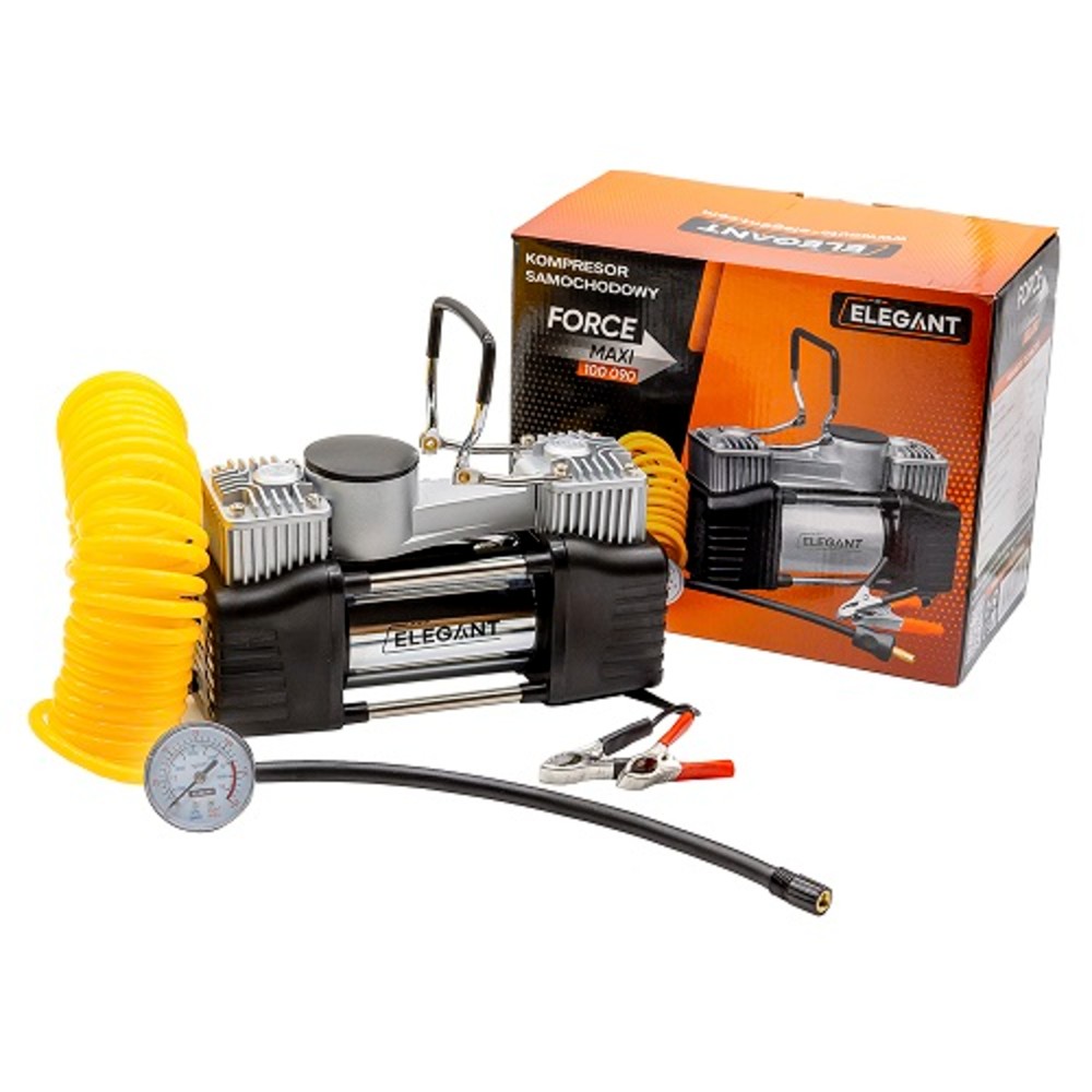 ELEGANT Компресор автомобільний FORCE MAXI 90л/хв 10Атм 3000W