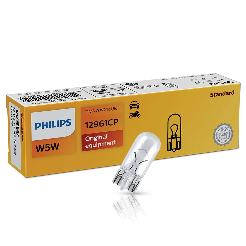 Philips Галогенова лампа W5W 5W W2.1x9.5d