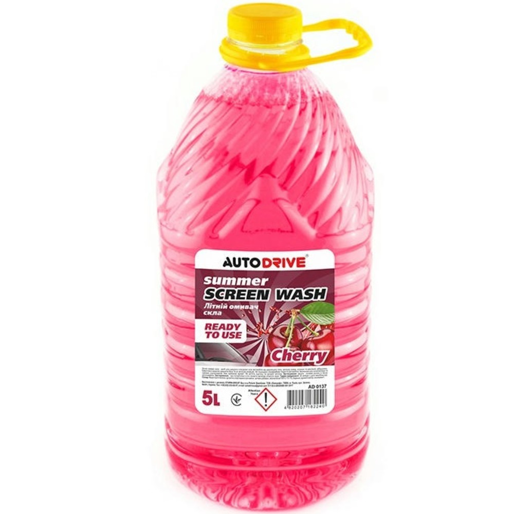 Auto Drive Омивач скла літній Summer Screen Wash Cherry PET 5л