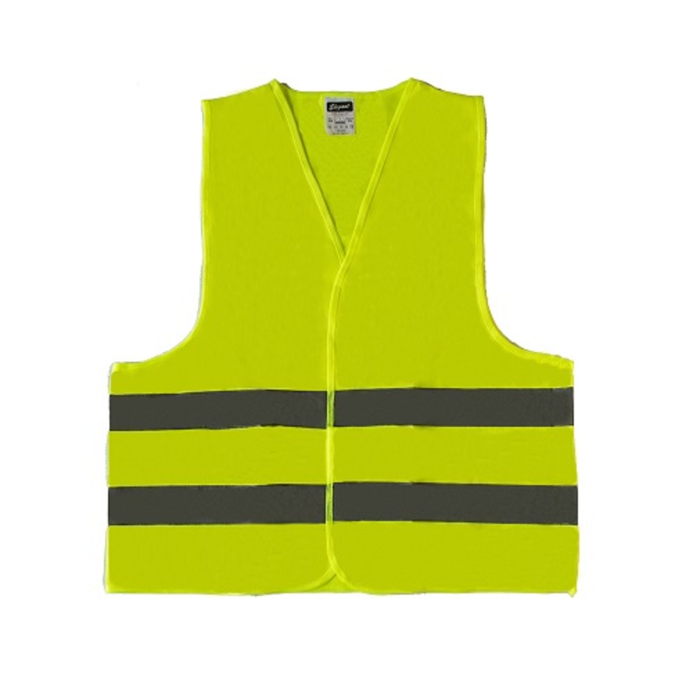 ELEGANT Жилет аварійний світловідбиваючий, лайм,100г/см2 (пакет) XXL