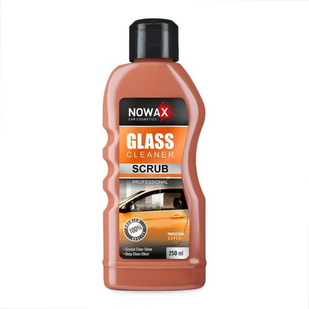 Nowax Абразивний очисник Glass Cleaner Scrub для скляних поверхонь від водного каменя 250мл
