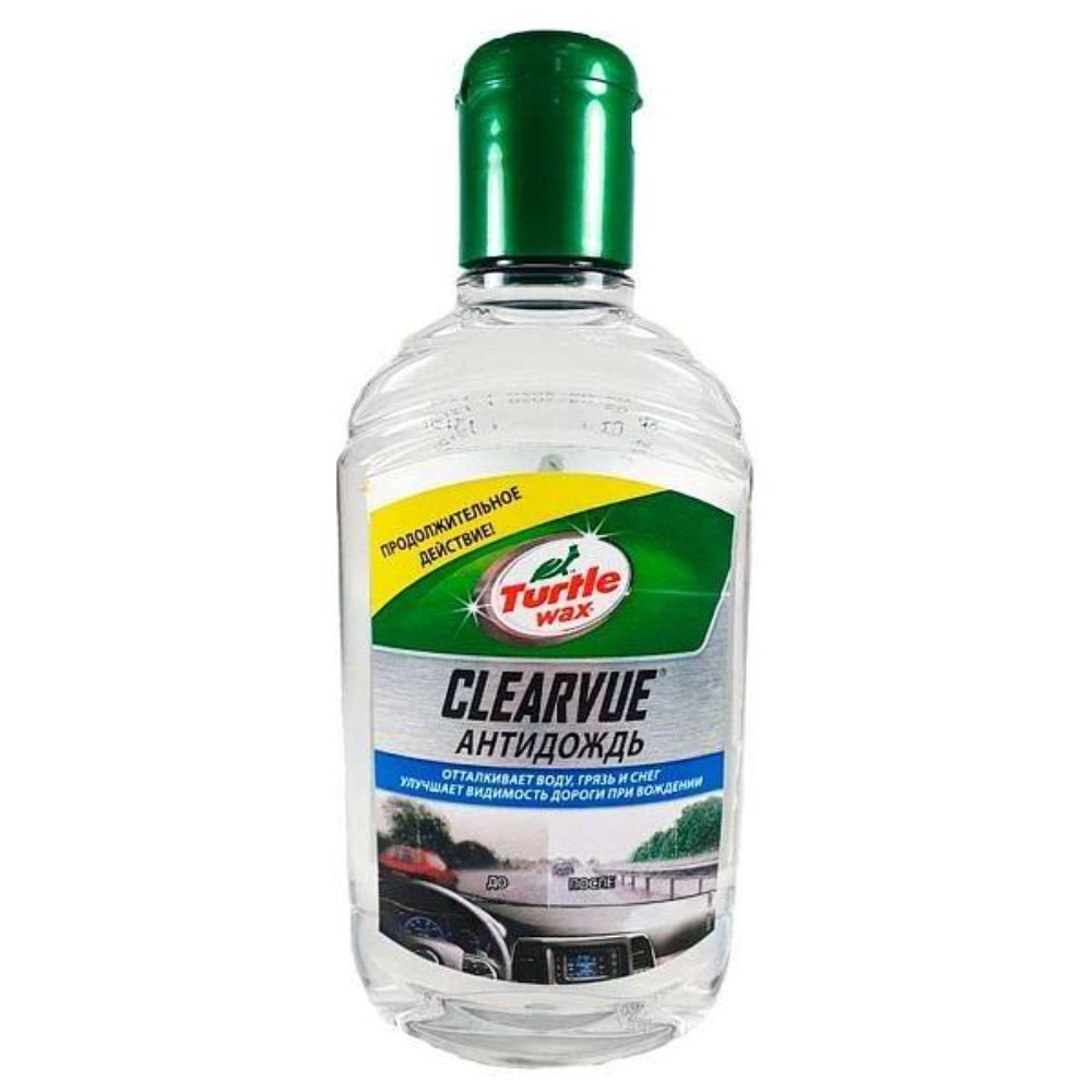 TURTLE WAX для скла антидощ  Clearvue 300 мл