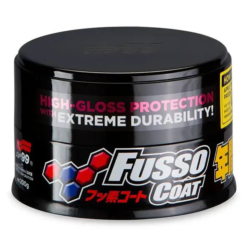 SOFT99 Твердий віск  Fusso Coat 12 Months Protection Black
