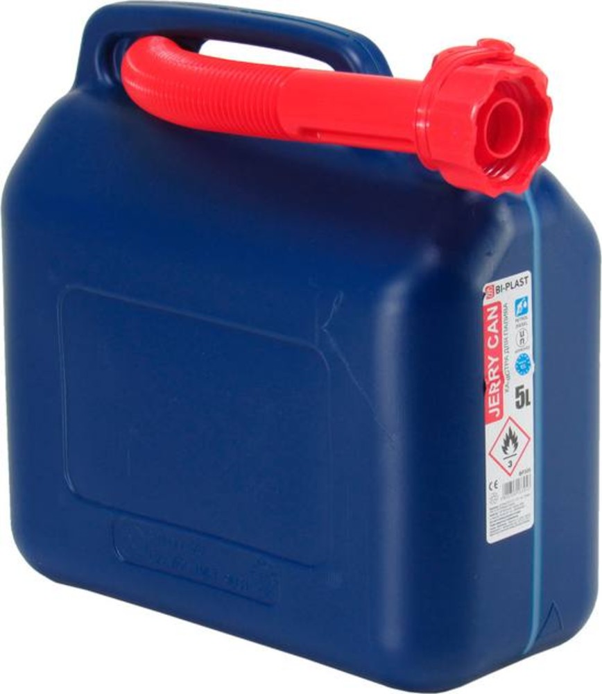 Bi-Plast Каністра пластикова HDPE з лійкою синя 5 л
