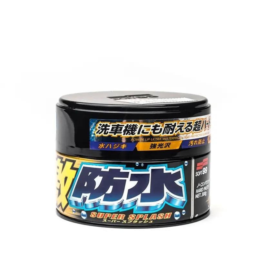 SOFT99 Твердий віск Water Block Wax Black