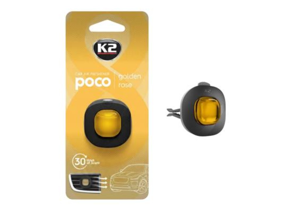 К2 Ароматизатор для салону авто Poco золота роза30 г