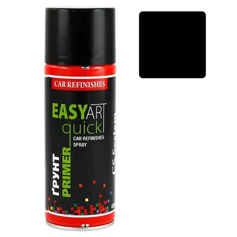 CS SYSTEM Ґрунт автомобільний Easy Art Quick Primer чорний матовий аерозоль 400 мл