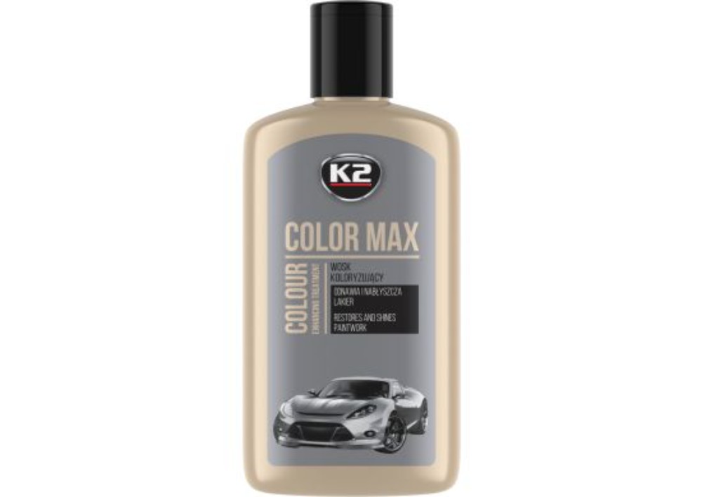 K2 Поліроль восковий для кузова Color Max срібло 250 мл