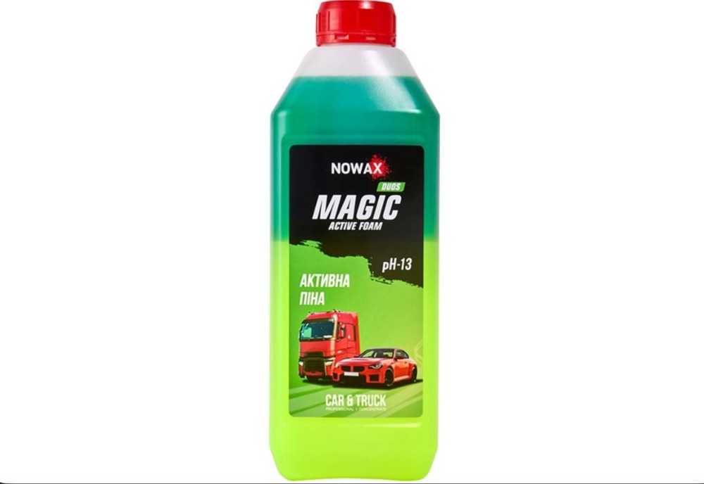 Nowax Піна активна суперконцентрат для безконтактної мийки Magic Active Foam Duos 1 л