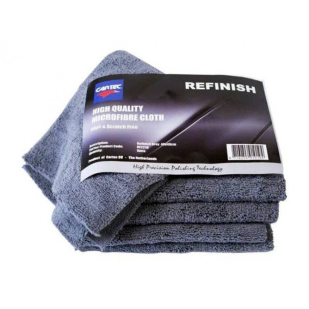 Cartec Refinish Microfibre Towel 40х40см Фібра для авто сіра