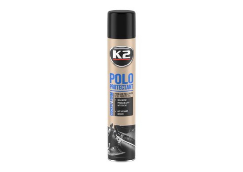 К2 Поліроль для пластику Polo Protectant 750 мл матовий пінка (аерозоль) 