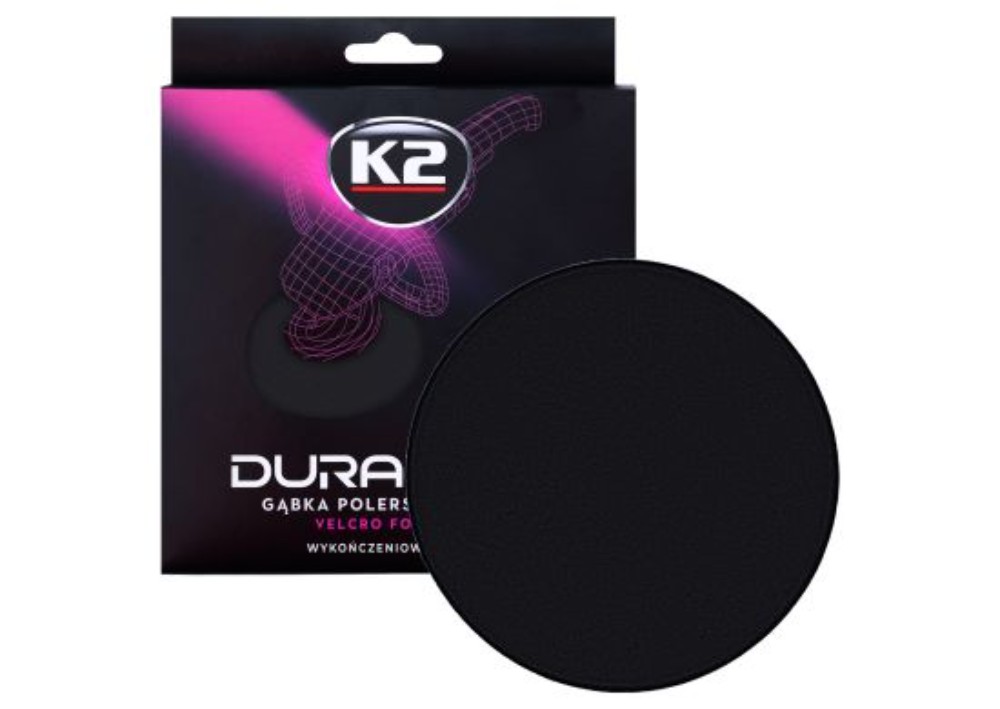 K2 Губка для полірування DURAFLEX фінішна чорна 150*25 мм на липучці