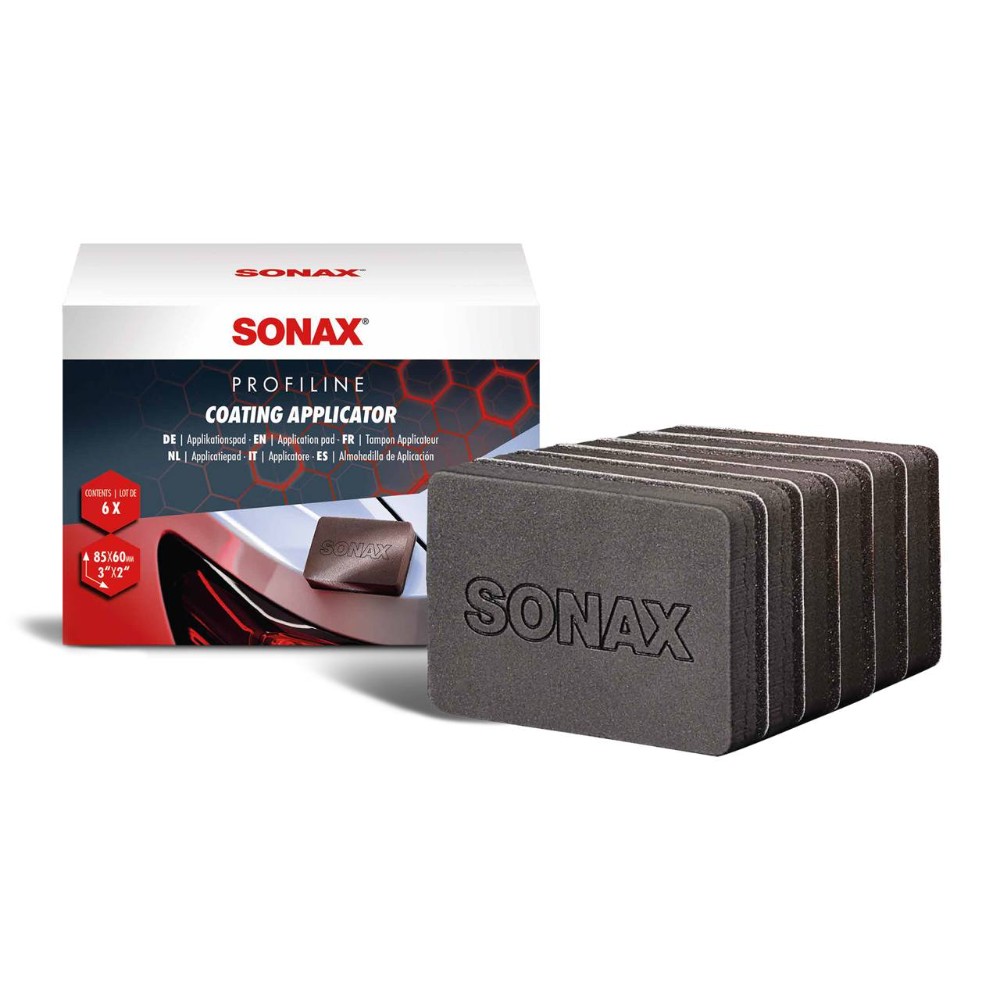 SONAX Coating Applicator Губки-аплікатори зі спеціальною флісовою поверхнею для нанесення тонким шаром захисних засобів 1 штука