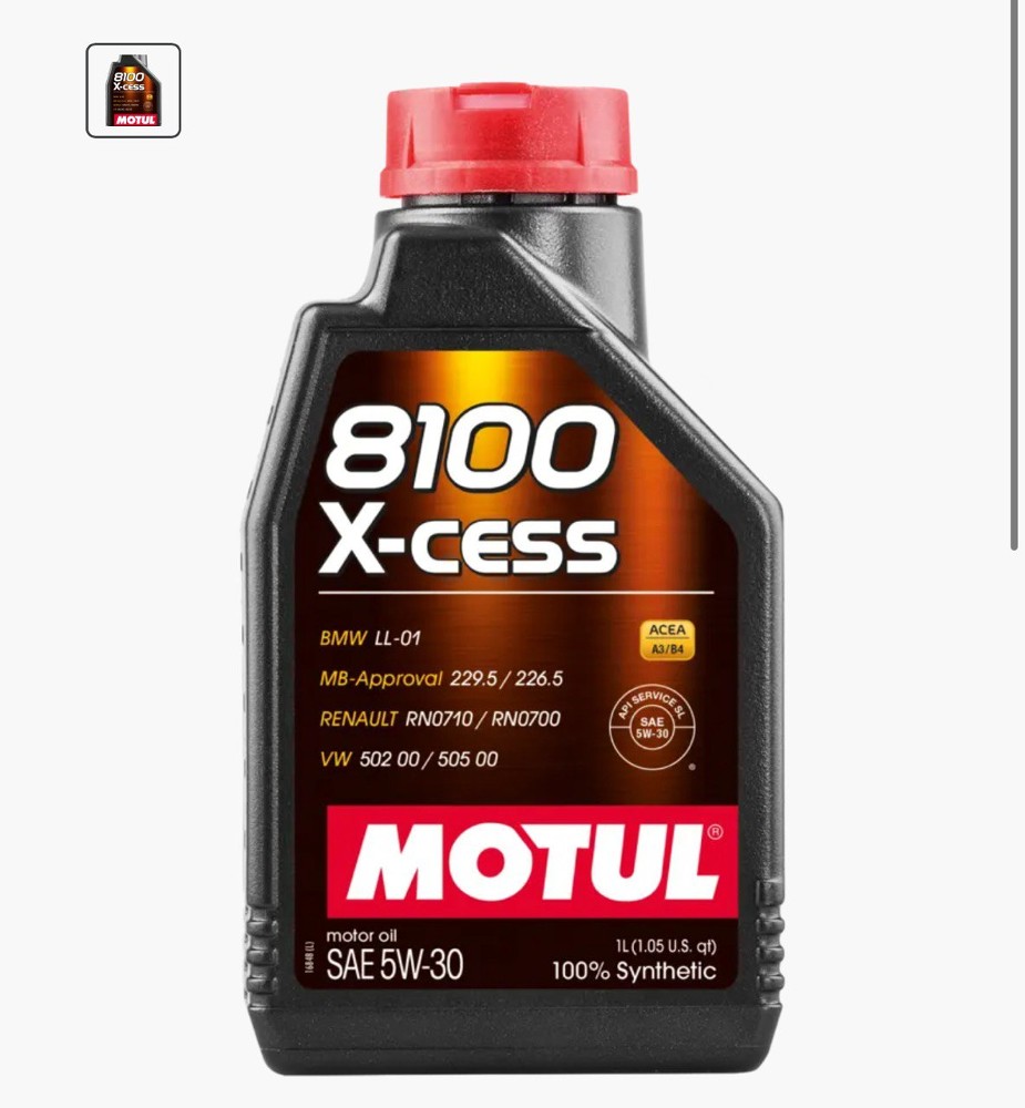 MOTUL моторна олива 5W-30 X-cess 8100 (1L)