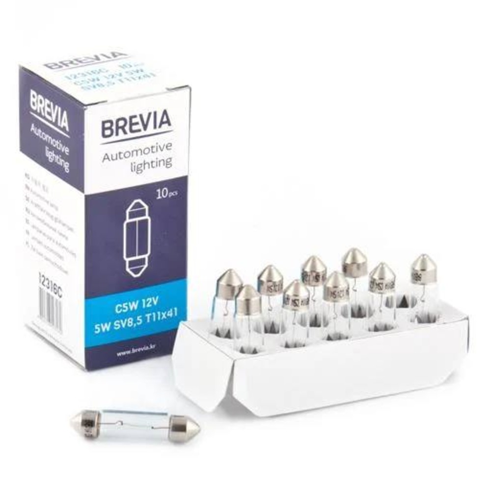 Brevia Галогенова лампа C5W 12V 5W T11x41