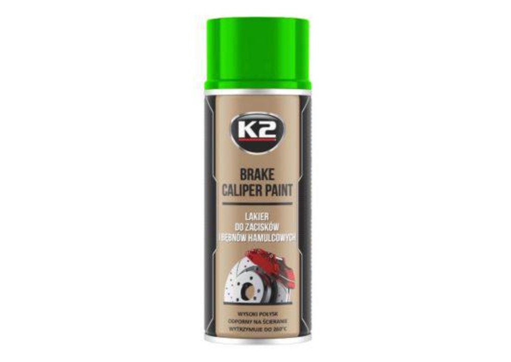 K2 BRAKE CALIPER PAINT 400 ml високотемпературна фарба зелена