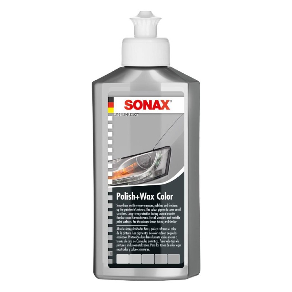 SONAX Polish&Wax Color Кольоровий поліроль з сірим воском 250 мл