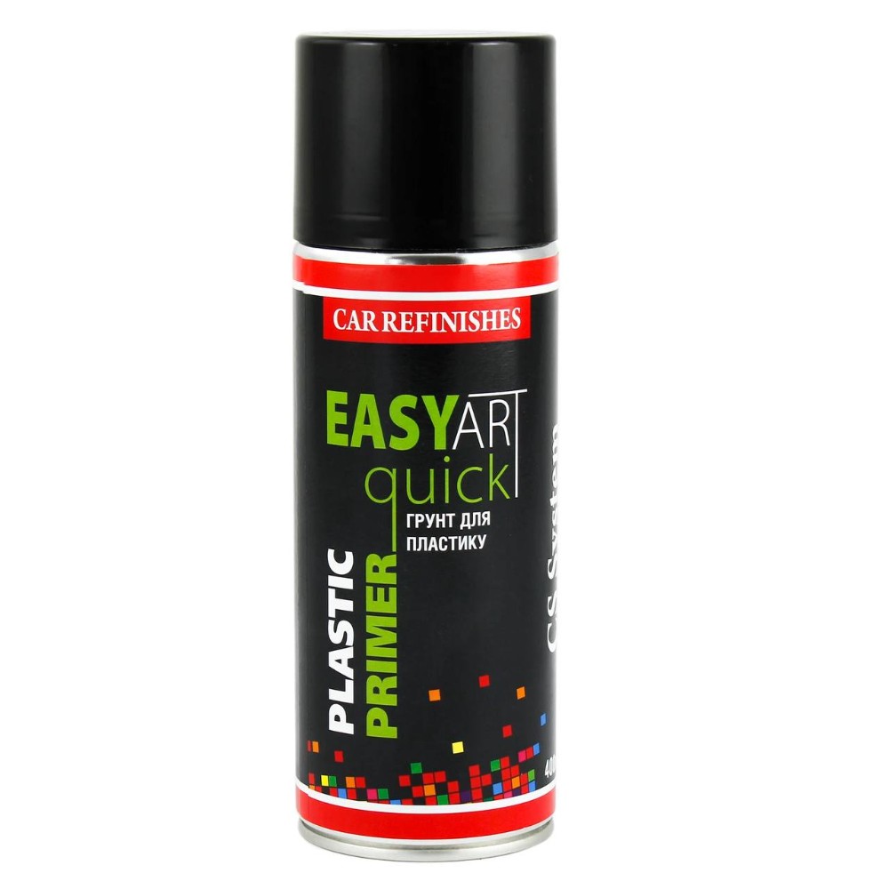 CS SYSTEM Ґрунт для пластику Easy Art Plastic Primer безбарвний матовий аерозоль 400 мл