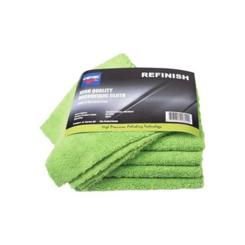 Cartec Refinish Microfibre Towel 40х40см Фібра для авто зелена