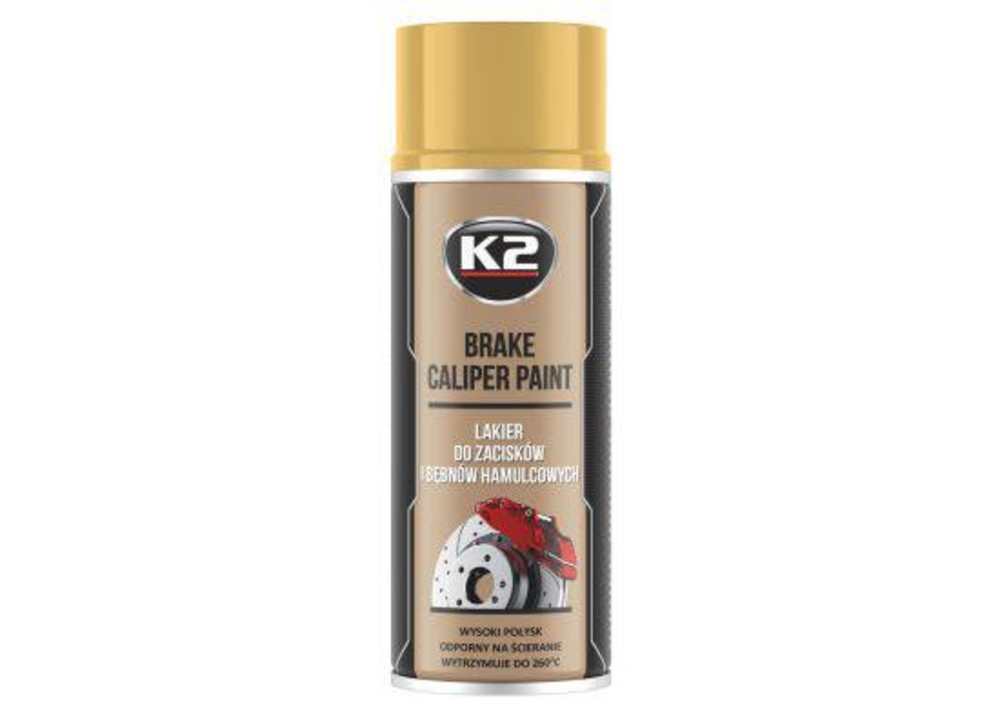 K2 BRAKE CALIPER PAINT 400 ml високотемпературна фарба золота