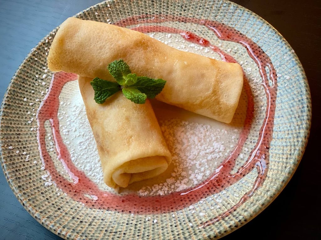 Млинці з творогом