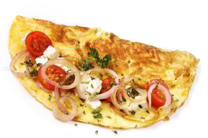 Омлет с овощами