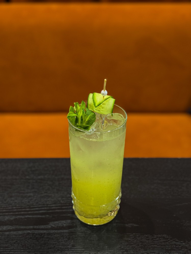 Elder Flower-Cucumber lemonade