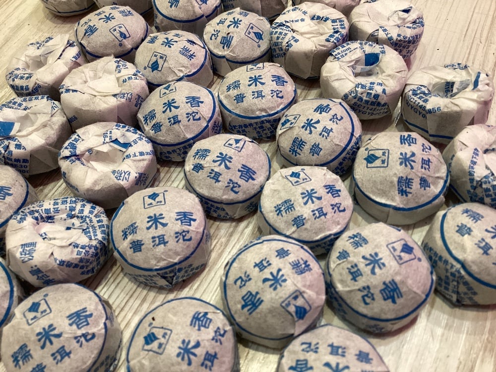 Шу з клейким рисом пуер міні точа