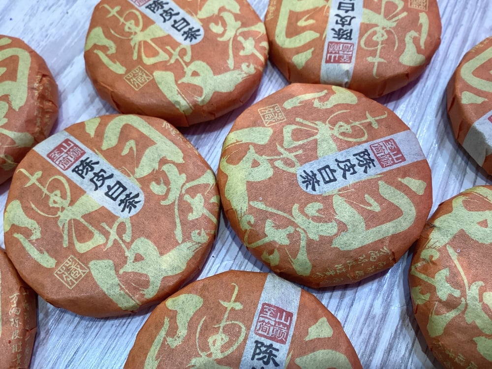 Білий чай з апельсином міні точа