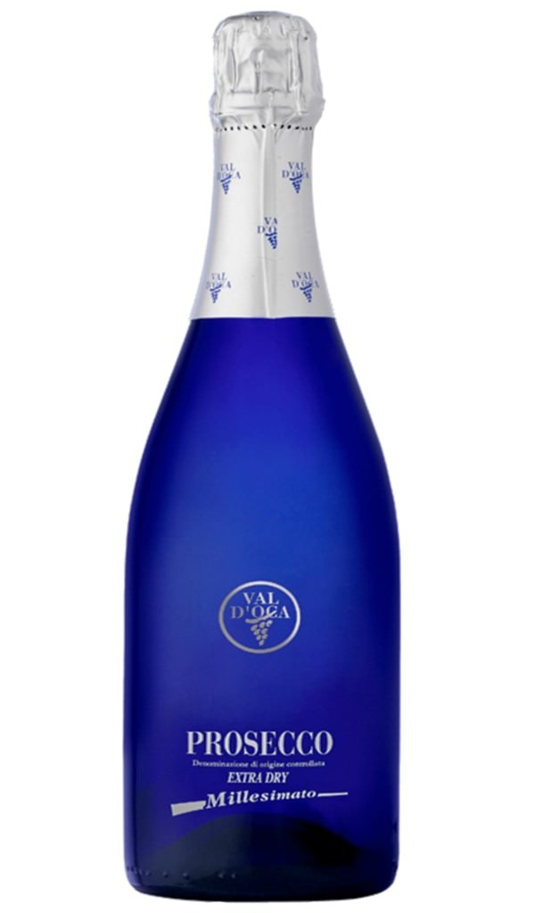 Val d'Oca Prosecco Extra dry Blue Millesimato (сухе, біле, DOC)