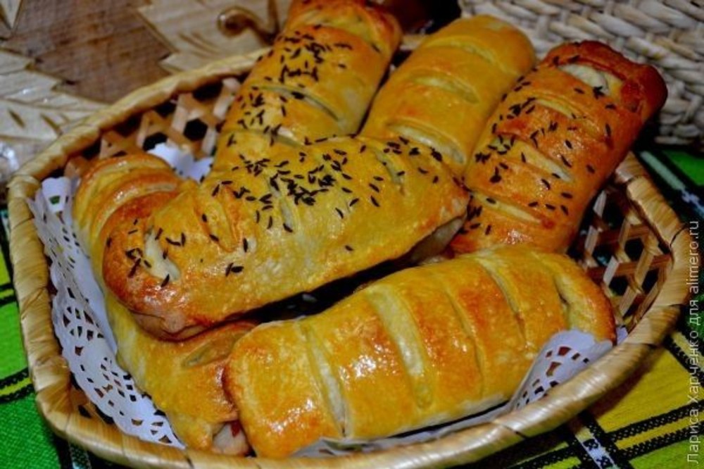 Міні булочка м'ясна