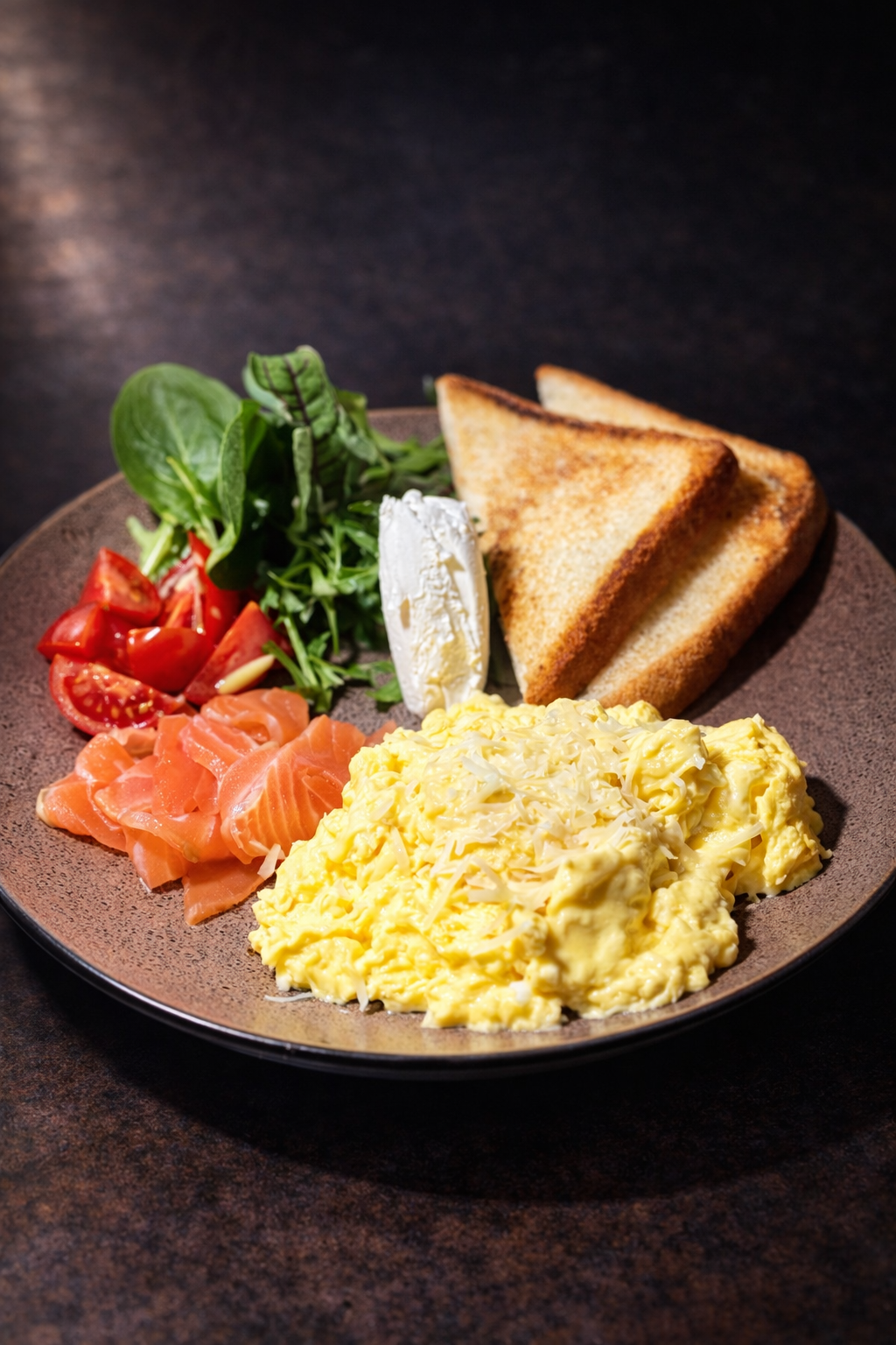 Скрембл з лососем