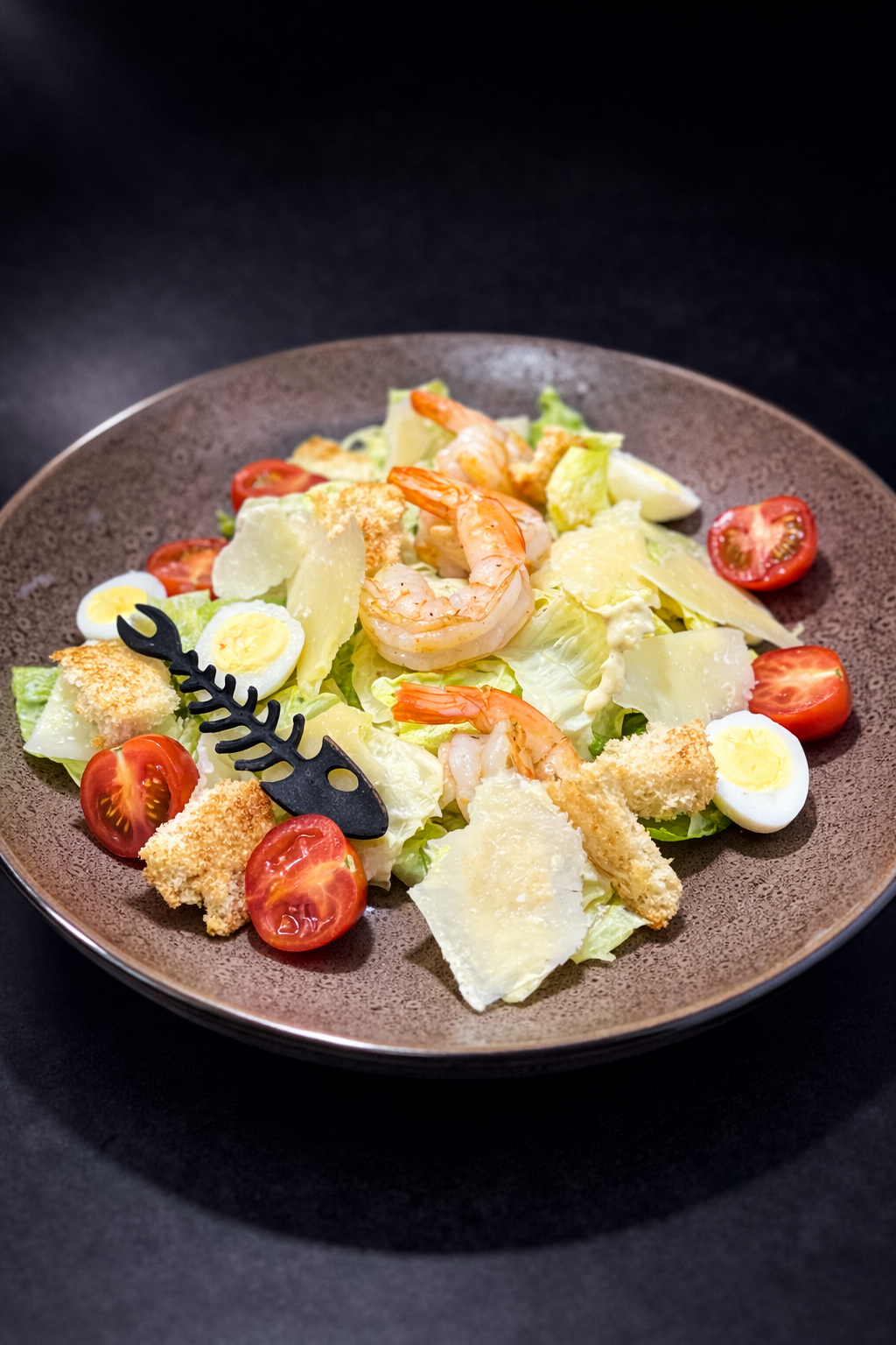 Салат Цезар з креветкою