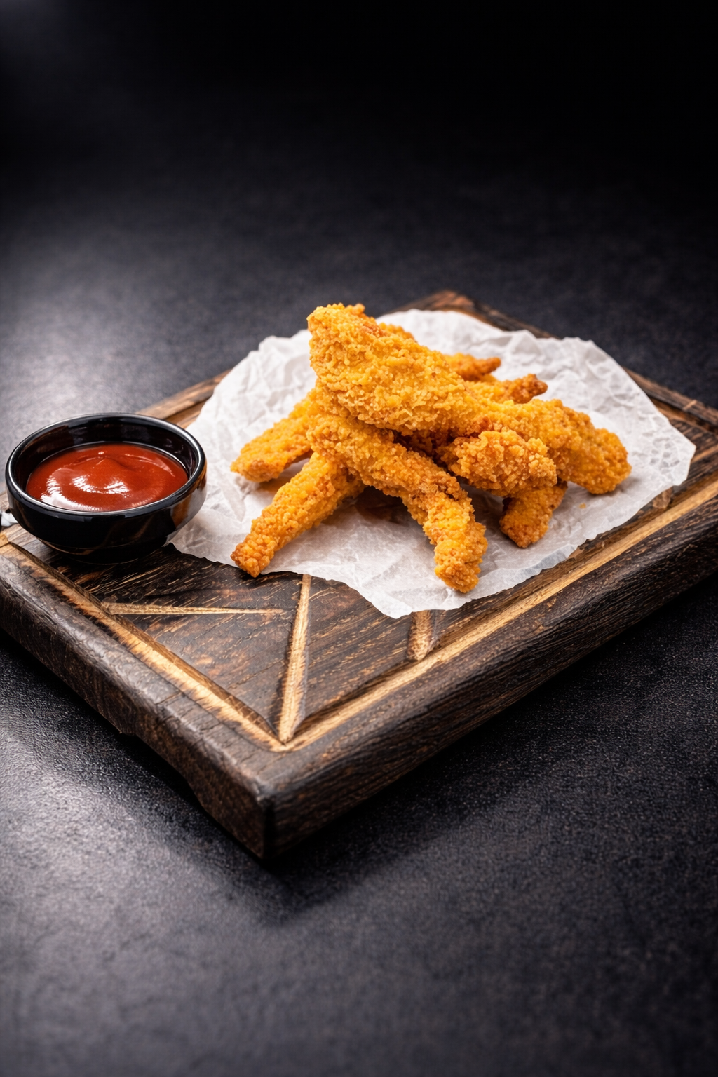 Курячі стріпси спайсі BBQ