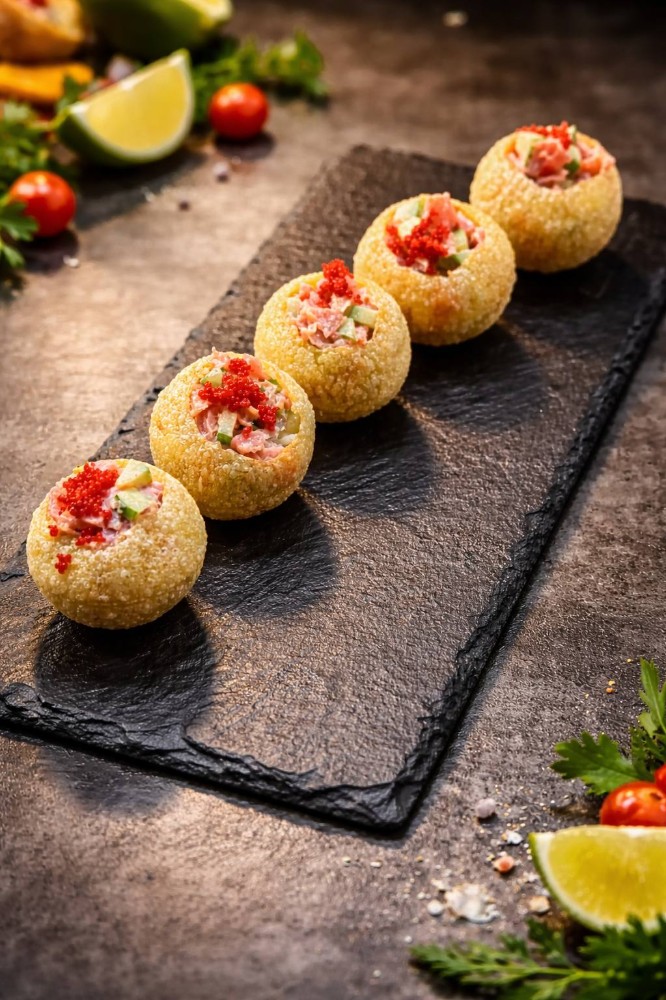 Пані пурі креветка-спайсі