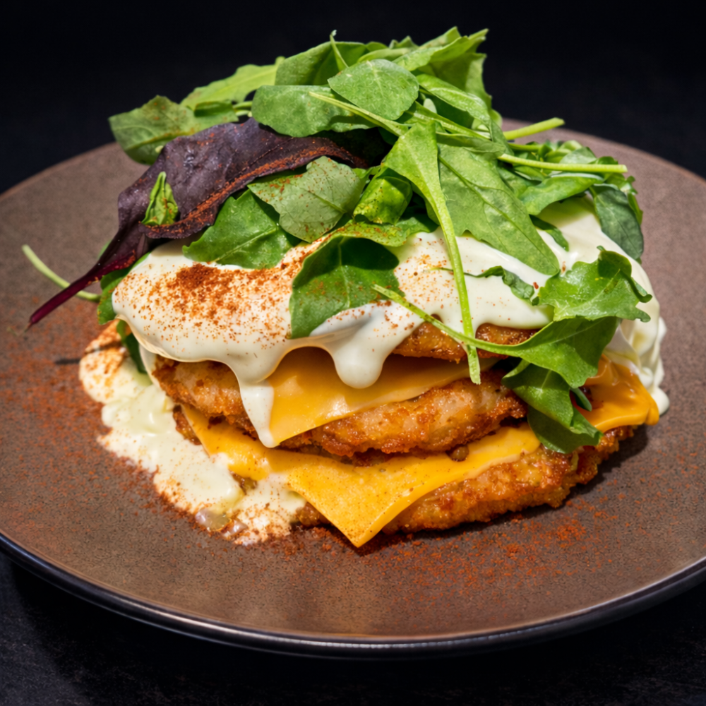 Бургер з дерунів курячий