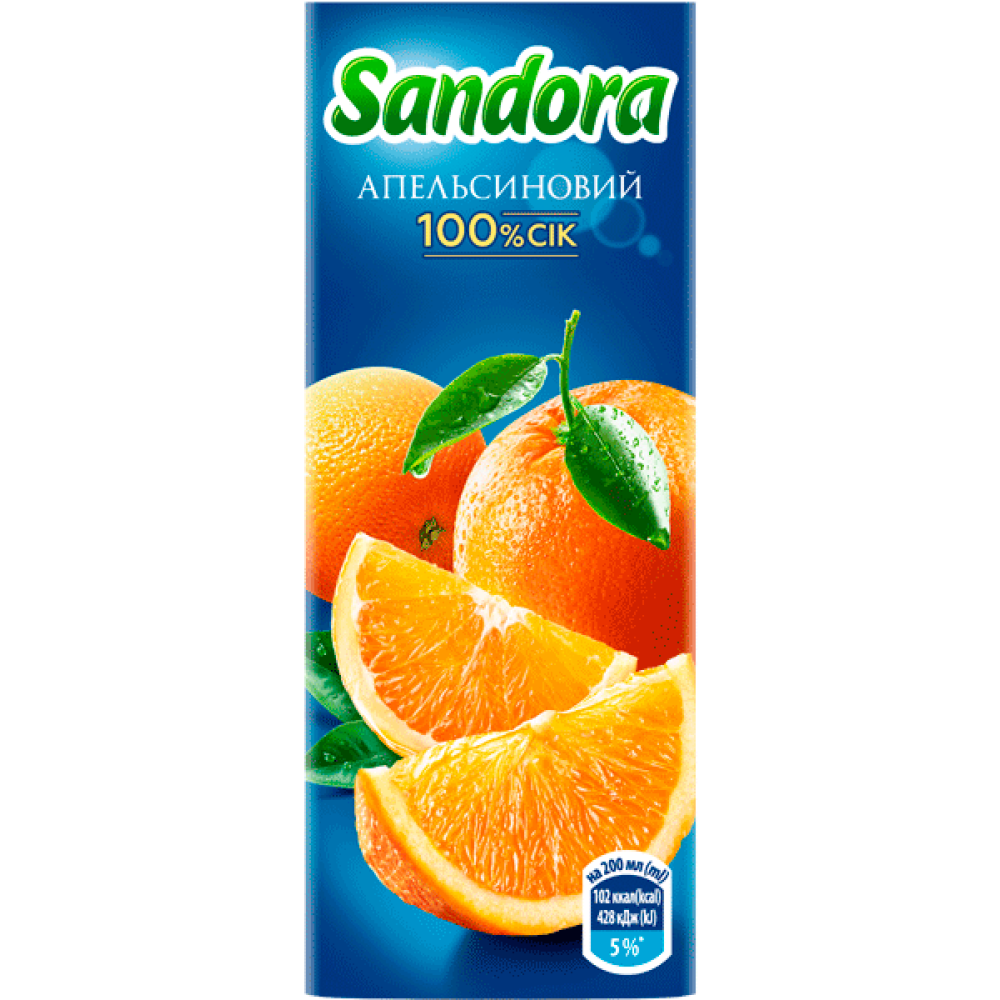 Sandora Апельсин 0.2л
