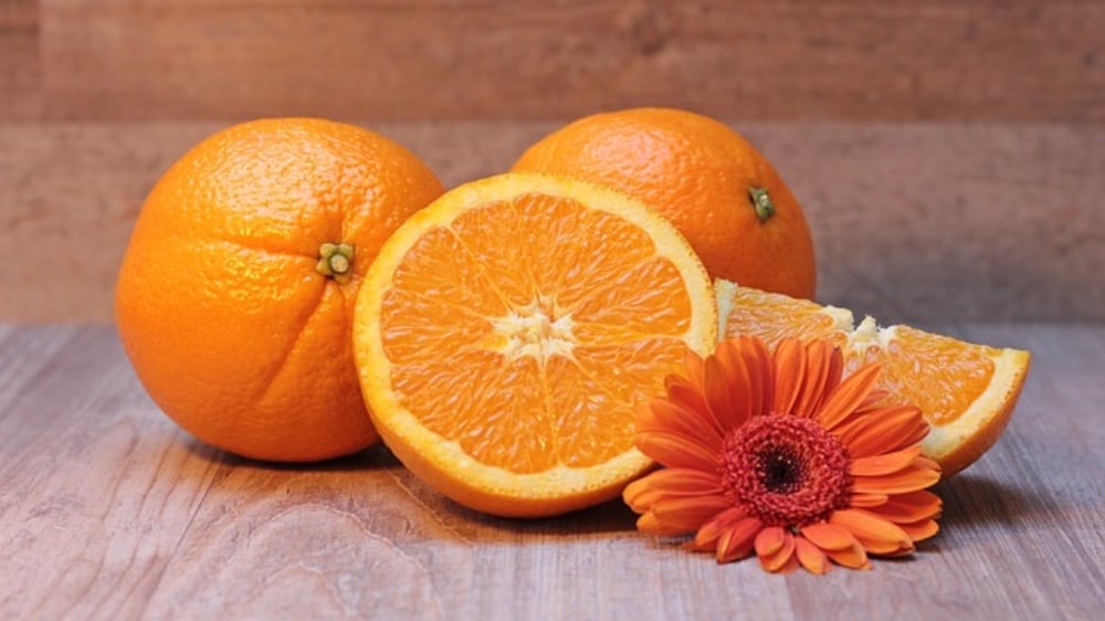 Naranja perlas explosivas 