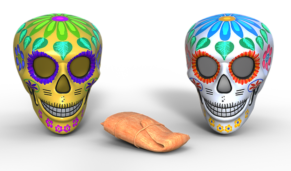 M - Latte dia de muertos