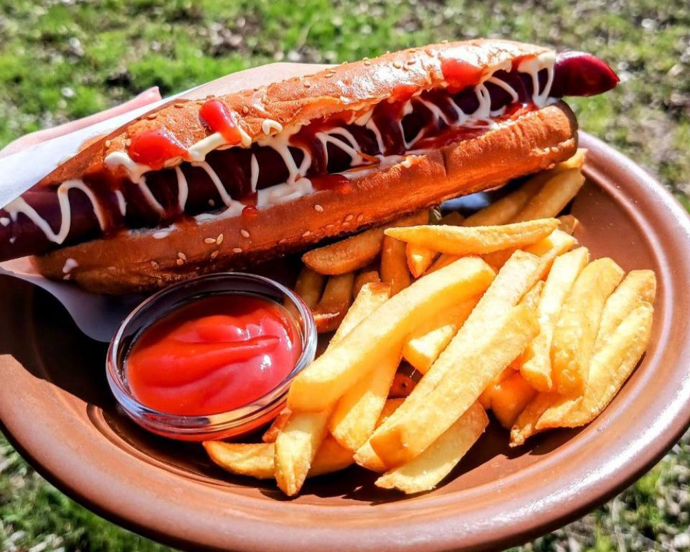 Ельпасо меню (хот-дог + фрі)