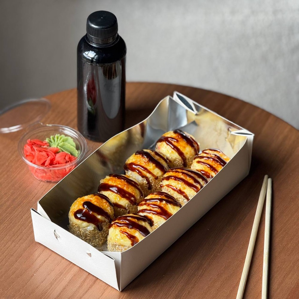 Запечена каліфорнія в кунжуті