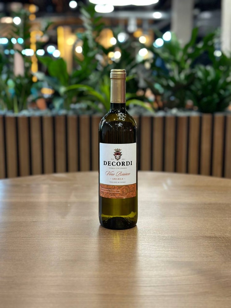 Вино Decordi Vino Bianco б.п/сл.150ml
