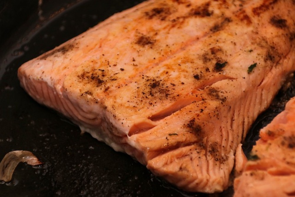 Salmon steak