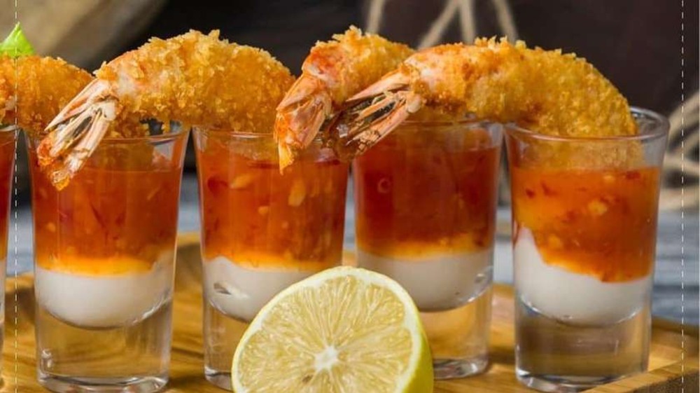 Krivetka tempura(shot)