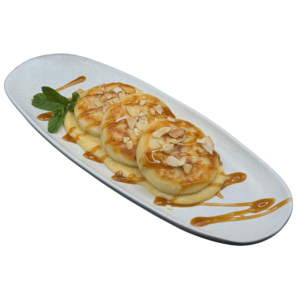 Сирники з ванільним соусом